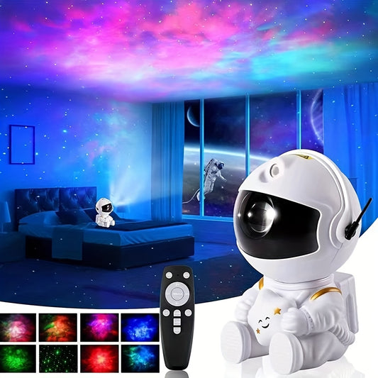 Astronaut Star Projector Light Black Color Astronaut  White Color Astronaut  Holding star / Guitar 
